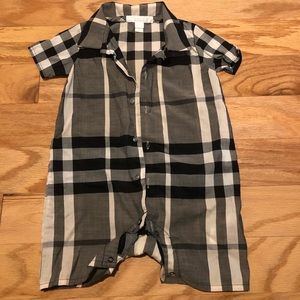 Authentic Burberry Baby One piece outfit